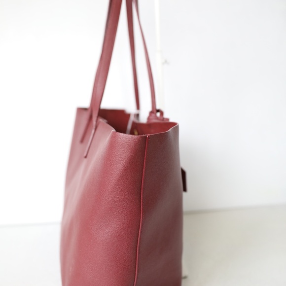 Saint Laurent Large Shopping Tote, Red - Picture 6 of 16